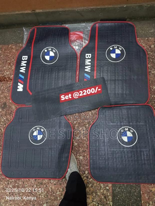 BMW 5pc Rubber Carpet Mat