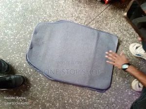 5 Seater Grey Fabric Woolen 5pc Carpet Floor Mats