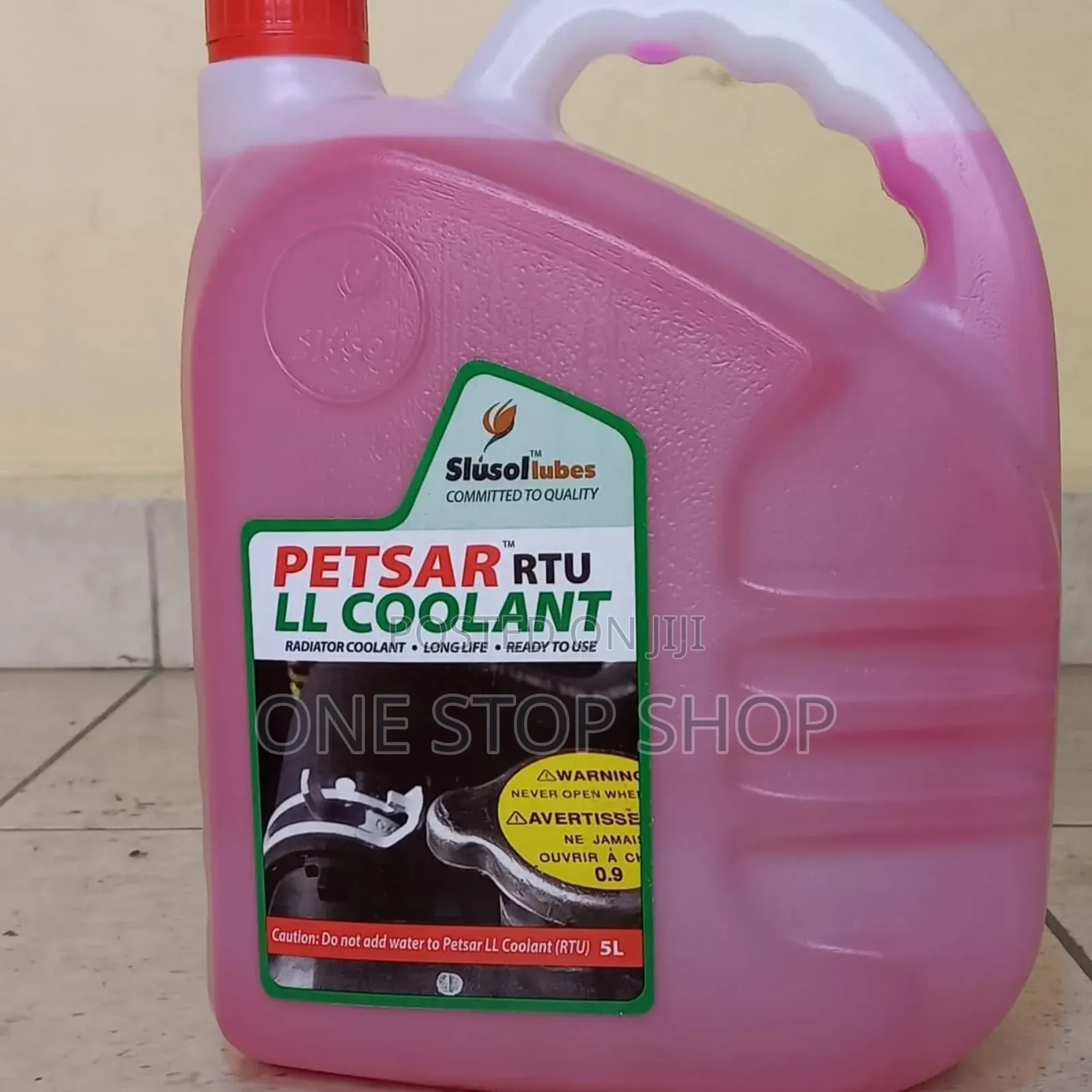 High Quality Pink Petsar Coolant Ready to Use 5litres
