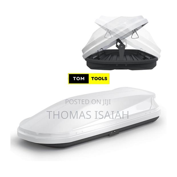580l Car Roof Box Car Carrier White