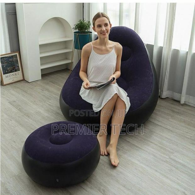 Inflatable Sofa With Foot Step - main view