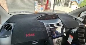 Vitz Car Fitted With Branded Dashboard Cover