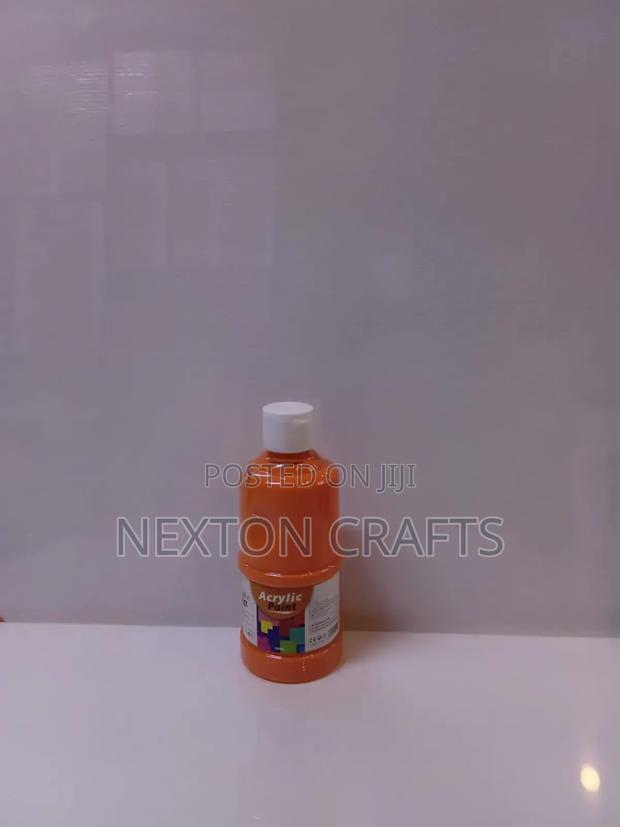 250ml Orange Acrylic Paint - main view