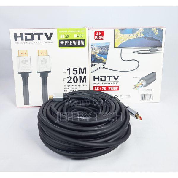  Rubber Coated Gold Plated Hdmi Cable 15m
