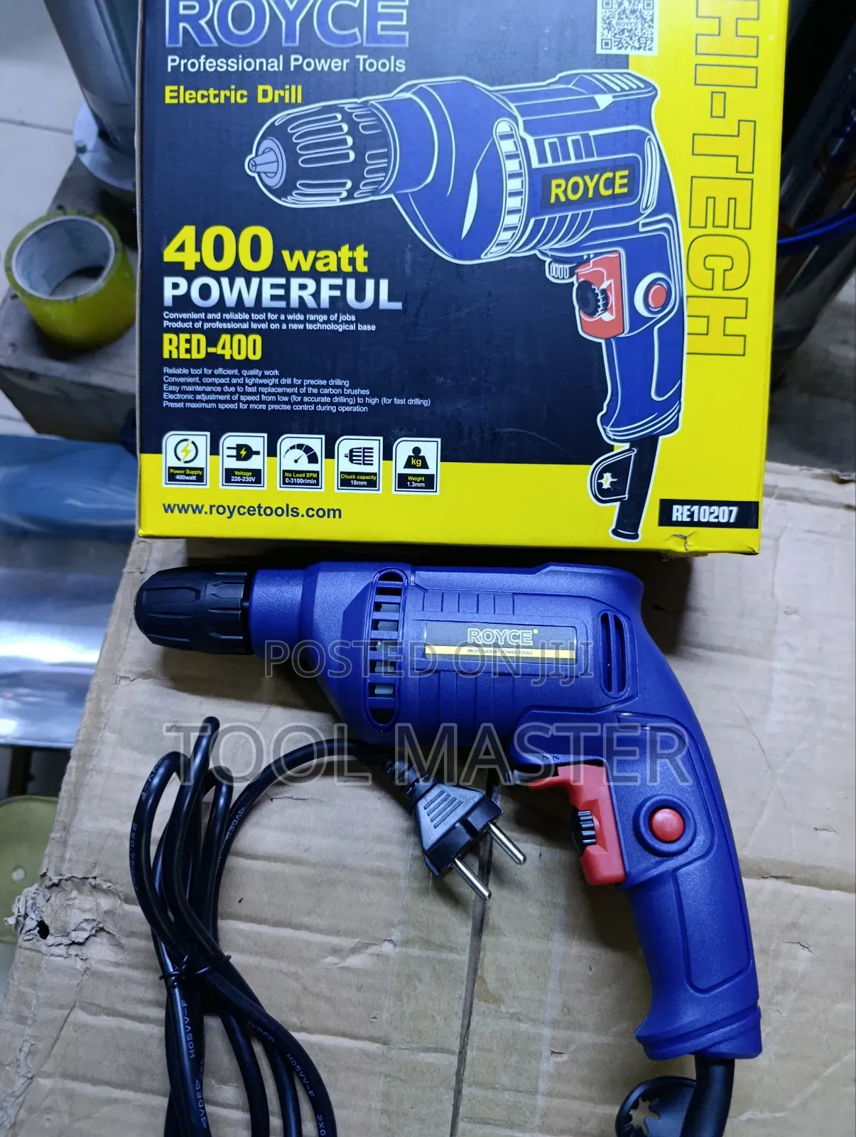 10 Mm Drill 400watts / Royce 400watts Drill