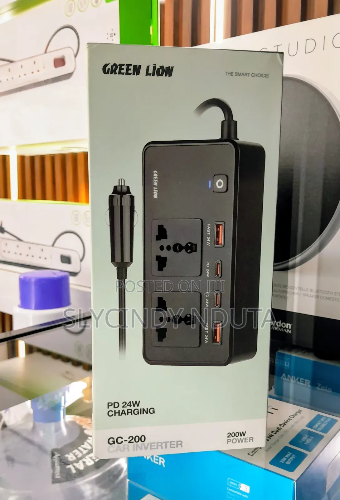 Green Lion Gc-200 Car Inverter 200w Power