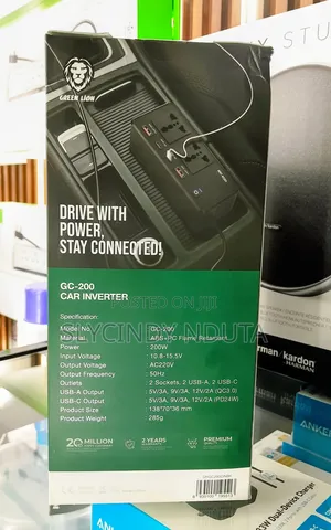 Green Lion Gc-200 Car Inverter 200w Power