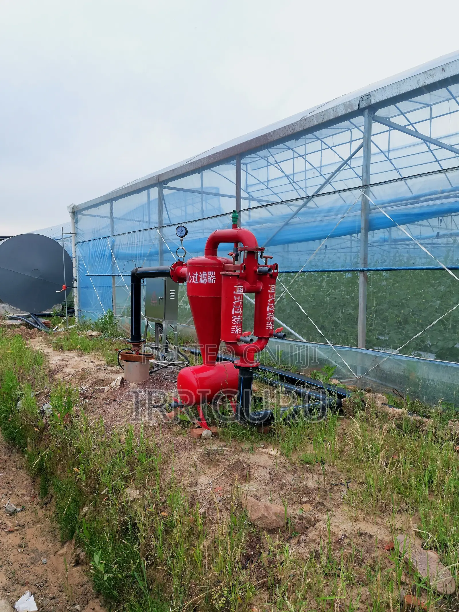 Simple, Drip Irrigation System Filtration Equipment.