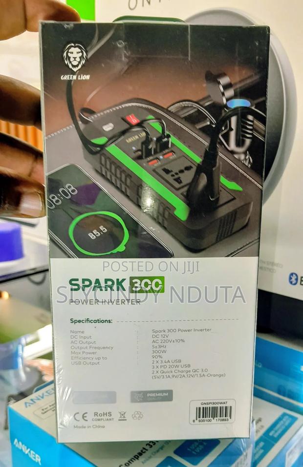Green Lion Spark 300 Power Inverter - thumbnail 2