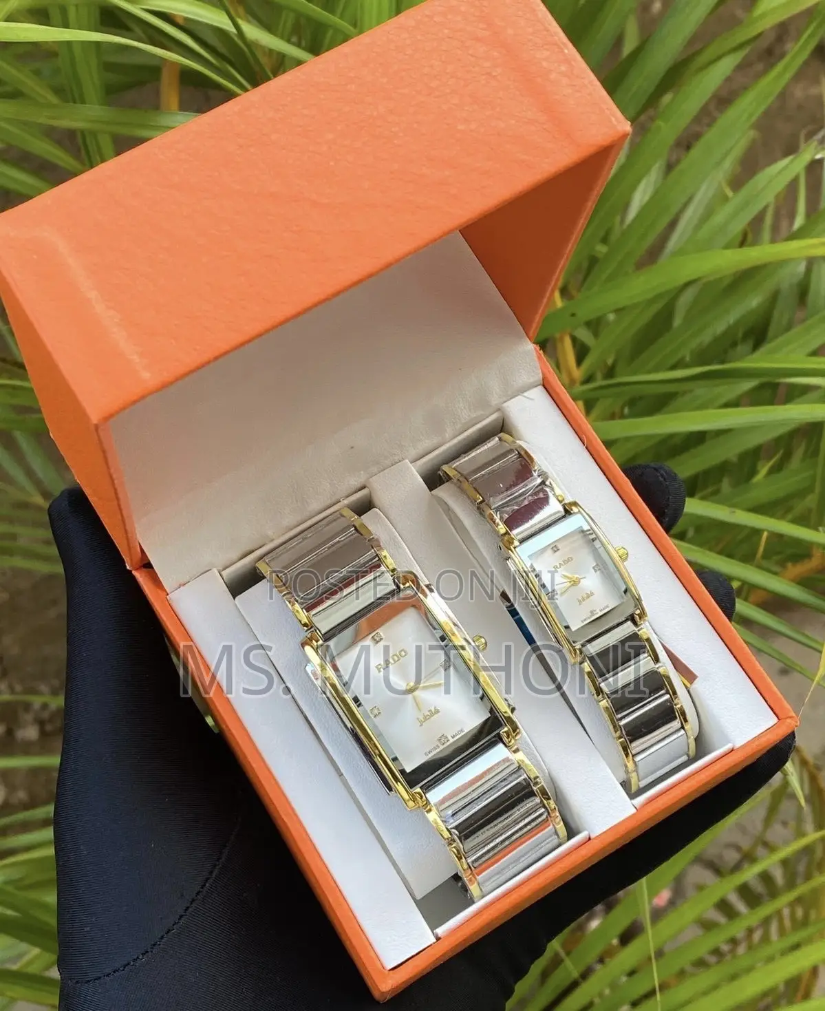 Rado Integral Jubilé Couple Watch Set Featuring High-Tech Ceramic