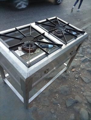 Commercial 2-Burner Gas Cooker - thumbnail 2