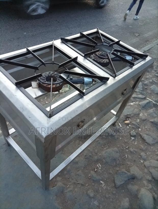 Commercial 2-Burner Gas Cooker - main view