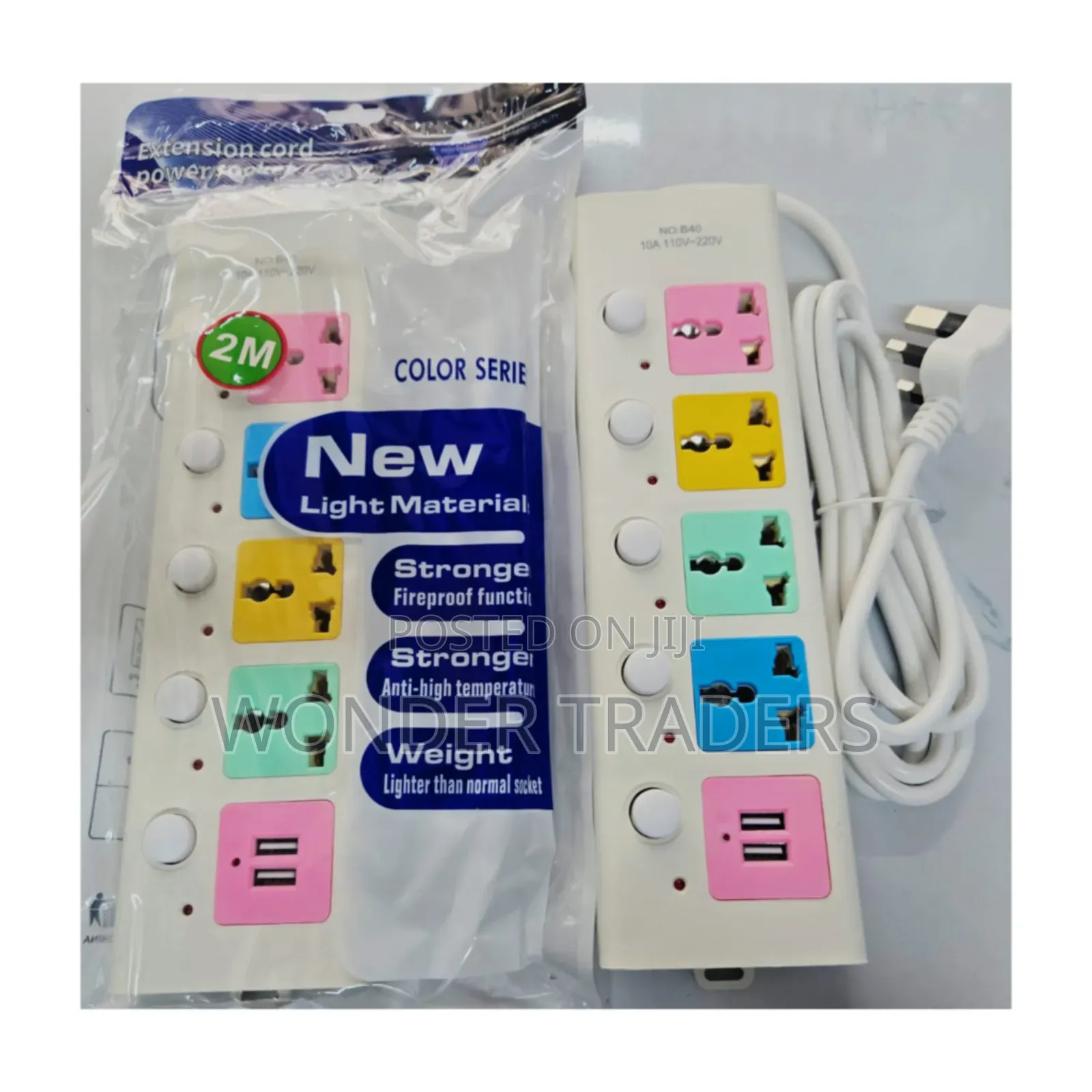 Electromate 4way Extension With Usb Ports*