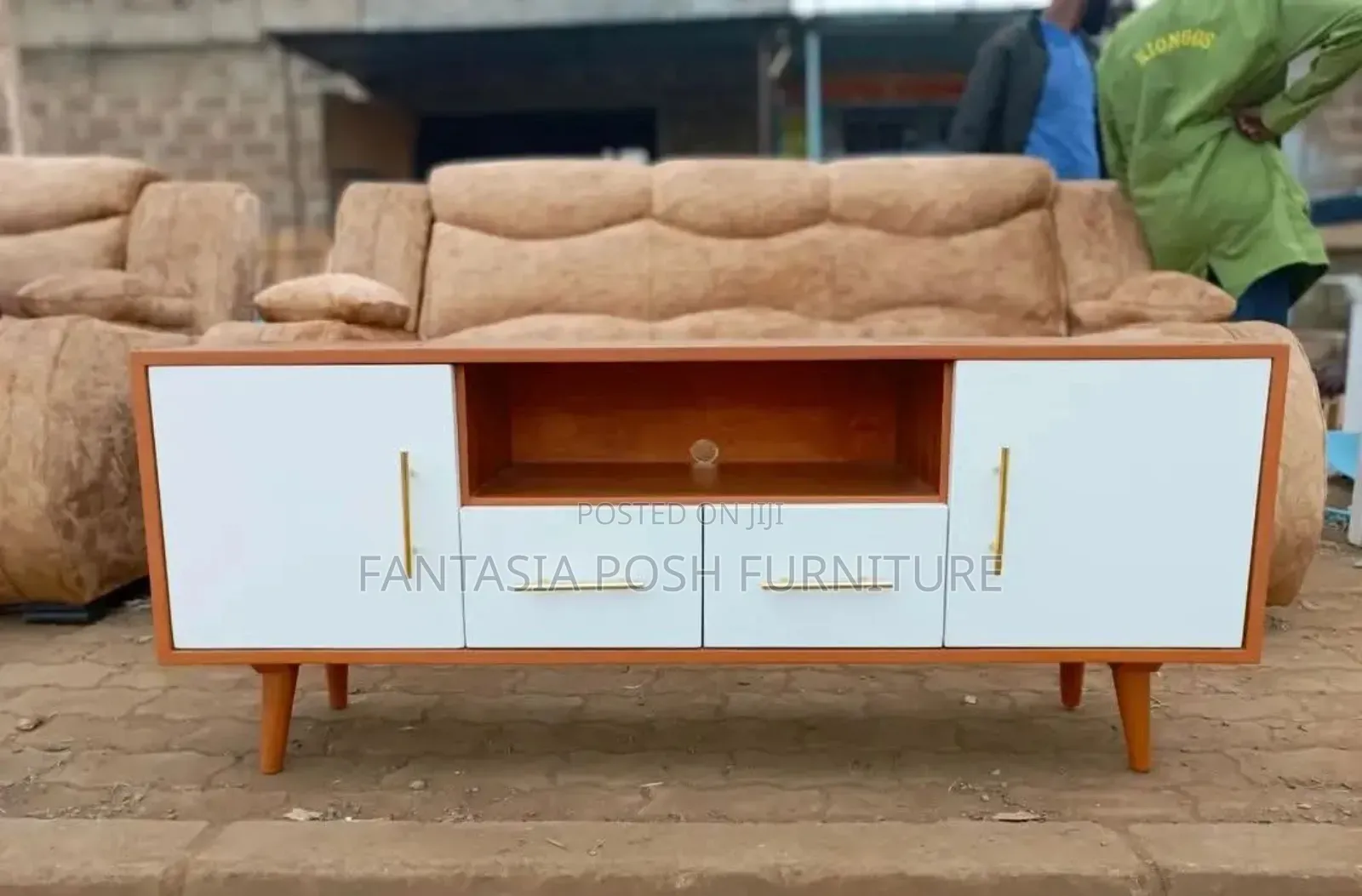 White Wood Tv Stand