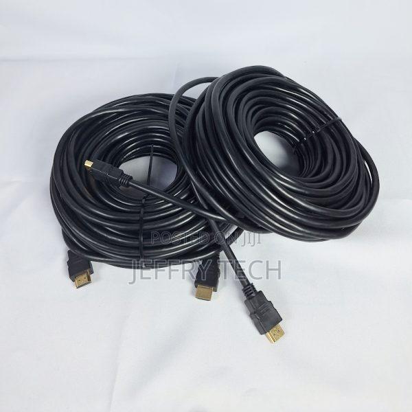 Name Rubber Coated Black Hdmi Cable 20m - main view
