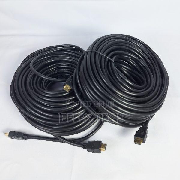 Name Rubber Coated Black Hdmi Cable 30m - main view