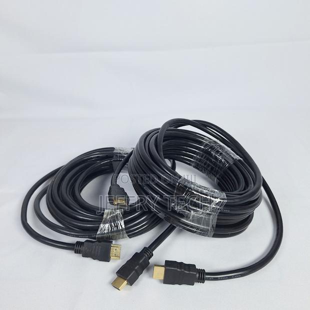 Name Rubber Coated Black Hdmi Cable 5m - main view