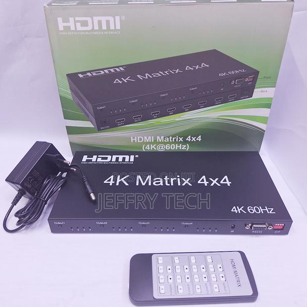 6by 2hdmi Matrix 6 Input 2 Output With Remote and Charger - main view