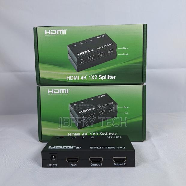 Powered Full Hd Green Box 2 Way Hdmi Splitter - main view
