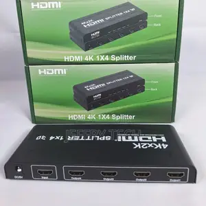 Powered Full Hd Green Box 4 Way Hdmi Splitter