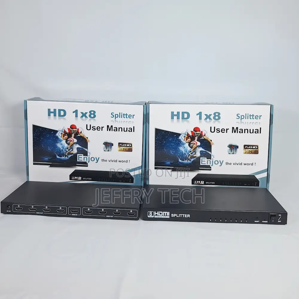 Powered Full Hd 1080p 8way Hdmi Splitter