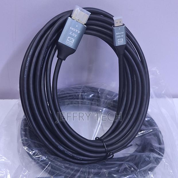  Metallic Shielded Mini Hdmi to Hdmi Cabe 5m - main view