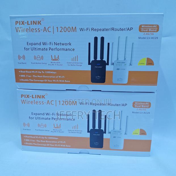 1200 MBPS Dual Band Pixlink Wireless N Wifi Ap Extender 2.4ghz and 5gh