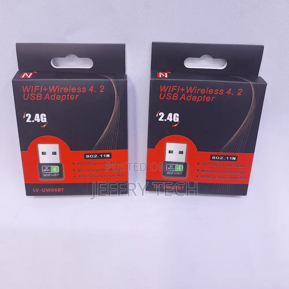 2in 1 Wifi+Bluetooth Usb Dongle