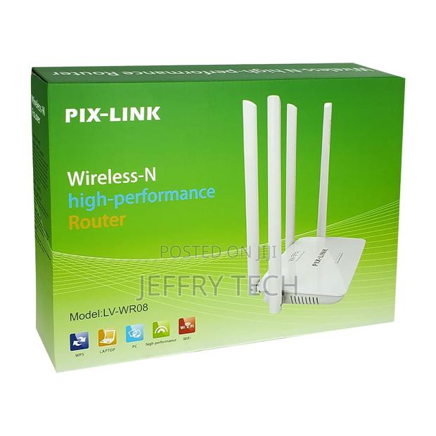 300mbps High Speed 6 Antenna Pixlink Lan Router - main view