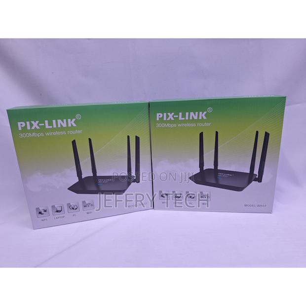 300mbps High Speed 6 Antenna Pixlink Lan Router - thumbnail 2