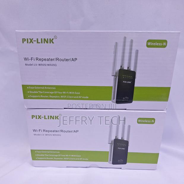 300mbps Pixlink 4 Antenna Wireless N Wifi Repeater Router, Ap Extende - main view