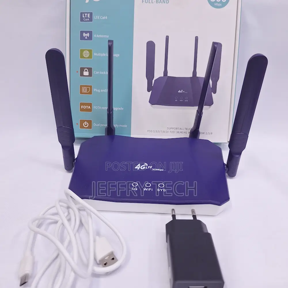 4g Universal Simcard Router 32 Users Supports Safaricom Airtel Telkom
