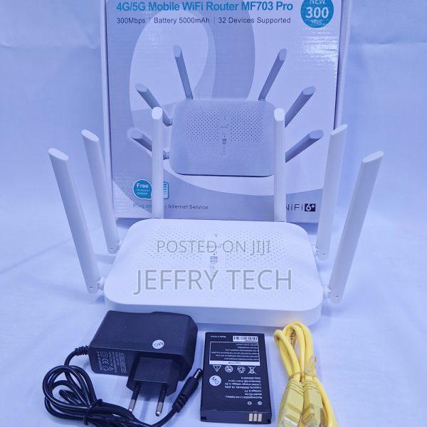 4g Universal Simcard Router 32 Users Backup Battery Safaricom Airtel