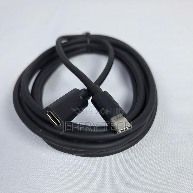 Type Male C to Type C Female Extender Cable Length 1.5m, Fast Charge,