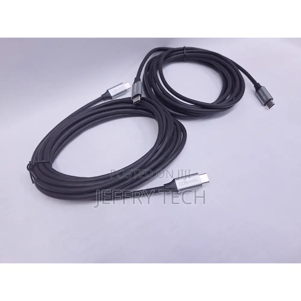 Type C to Type C Cable Length 1m, 10gbps, 100w Fast Charge, Display 