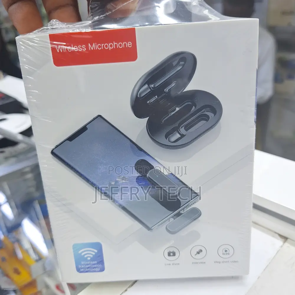Wireless Microphone for iPhone and Type C With Noise Cancellation And
