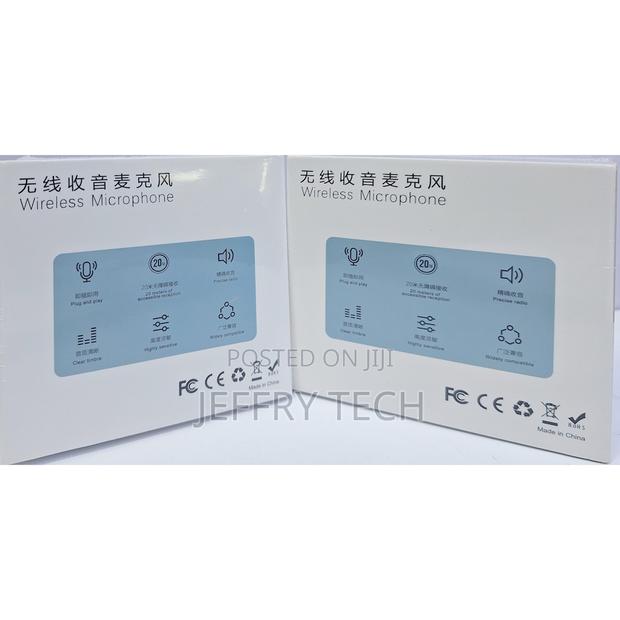 3 in 1 Professional Wireless Lavelier Microphone for iPhone, iPad, And - thumbnail 2