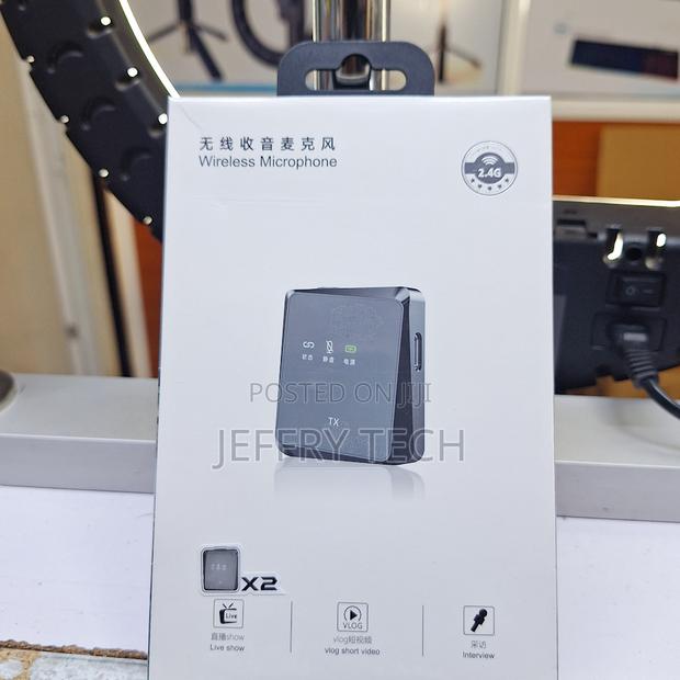 4 in 1 X9 Wireless Double Wireless Microphone Supports iPhone, Type C, - thumbnail 3