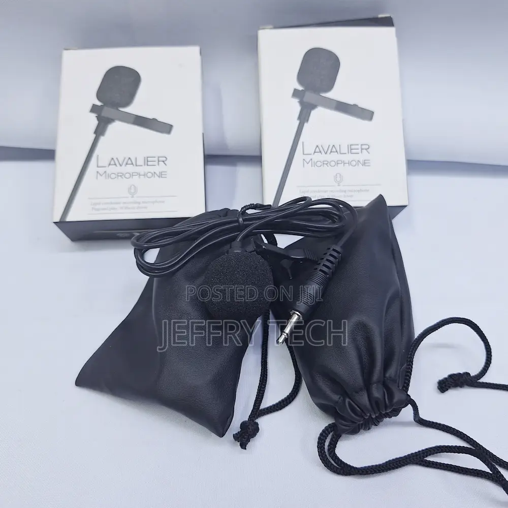 Aux Lapel Lavelier Microphone for Use Wi Wireless Microphone Transmit