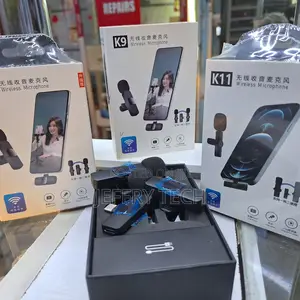  Wireless Lavelier Lapel Microphone for iPhone or Type C for Lives