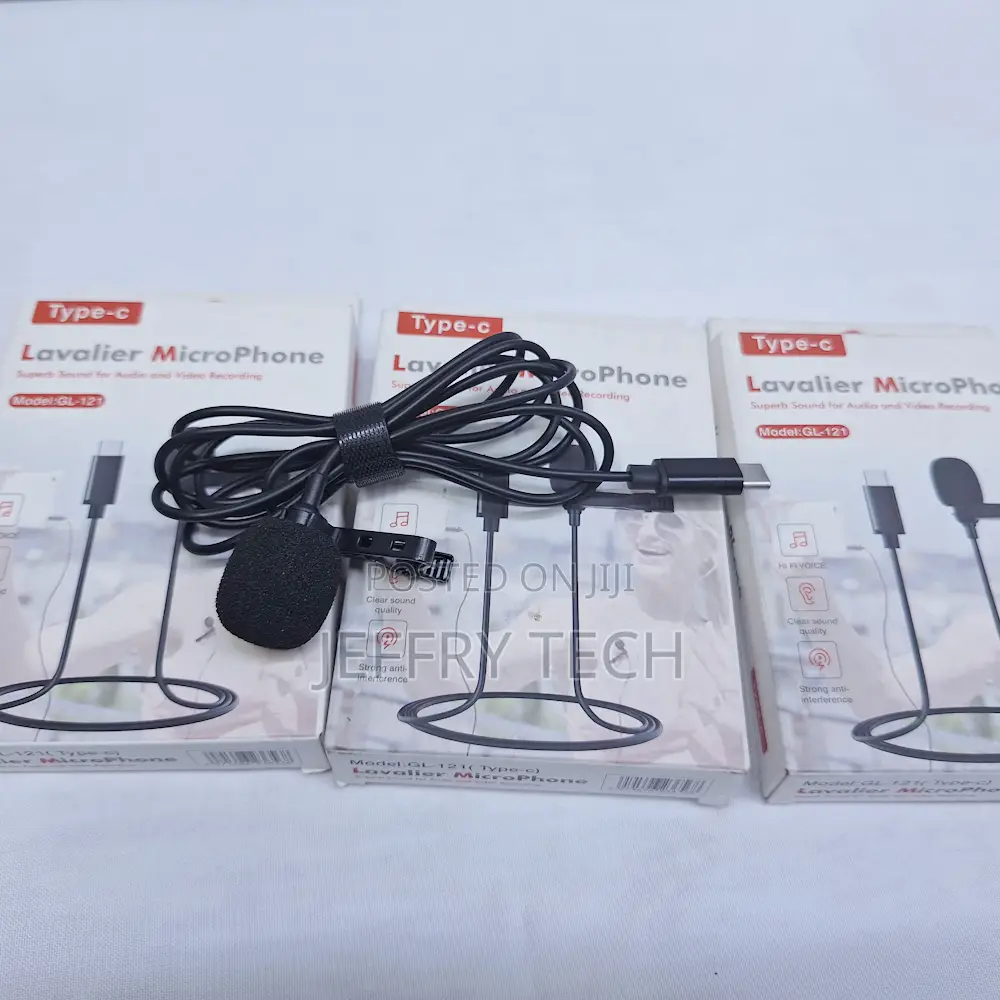 Usb Type C Lapel Laveriel Microphone Unidirectional