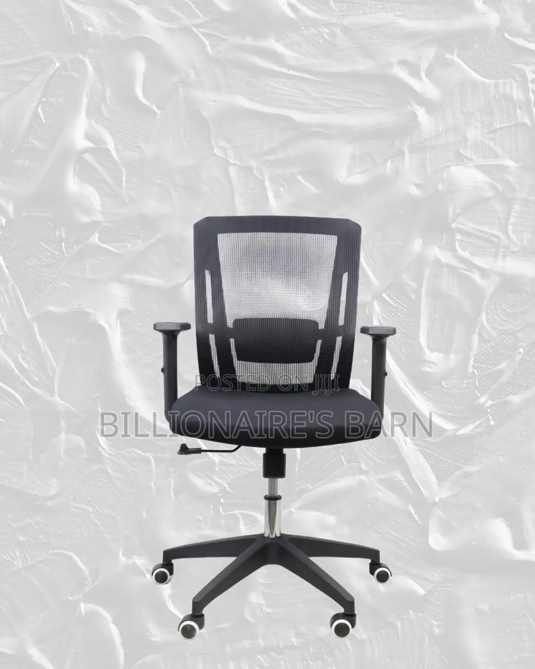 Mid-Back Office Chair | Nylon Base, Everyday Comfort