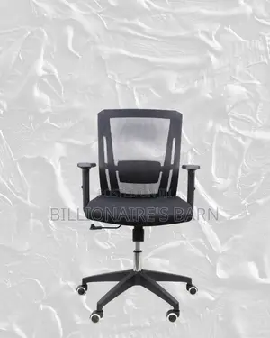 Mid-Back Office Chair | Nylon Base, Everyday Comfort