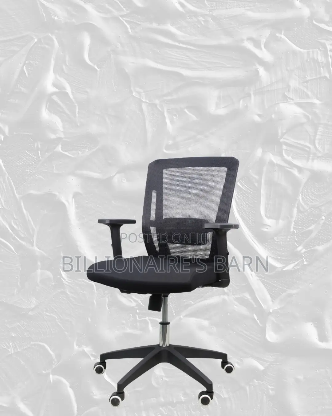 Mid-Back Office Chair | Nylon Base, Everyday Comfort