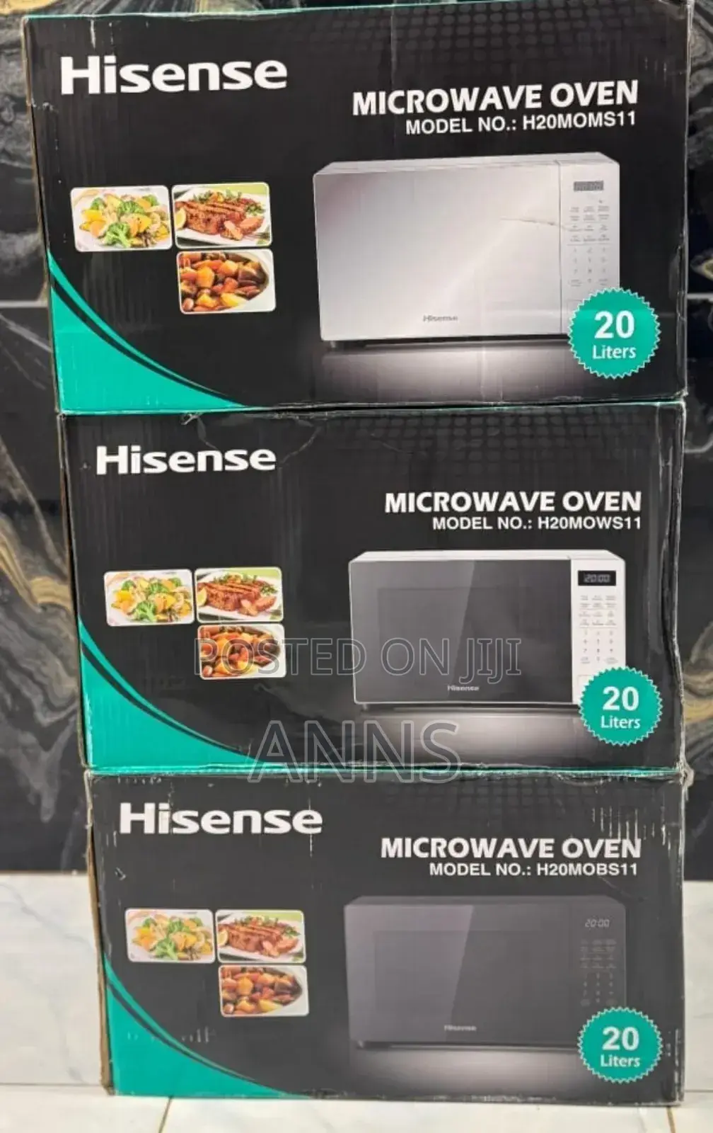 Hisense Silver Microwave