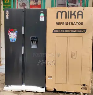 595litres No Frost Fridge Mika Side Open