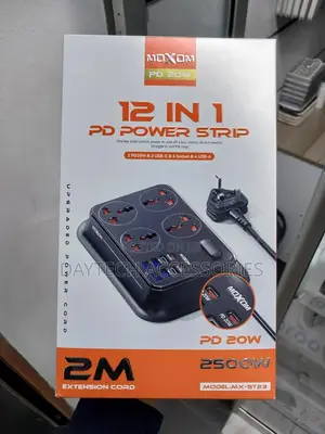 Moxom Mx-St23 12-in-1 Pd Power Strip Extension.
