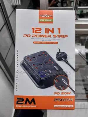 Moxom Mx-St23 12-in-1 Pd Power Strip Extension.