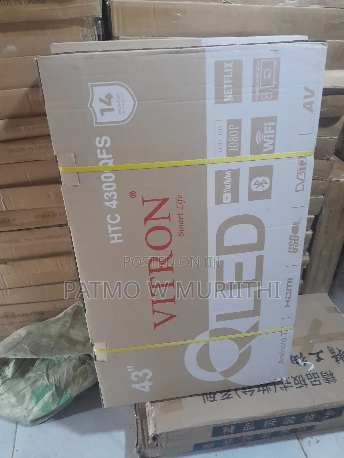 Vitron 43 Smart Android Qled Tv With Bluetooth