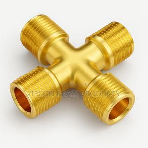 Brass Four Way Male